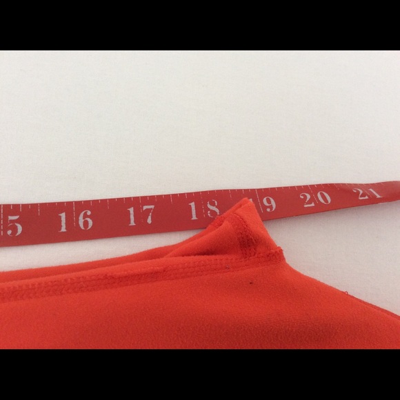 Fabletics Cropped Leggings M Bright Orange - Picture 6 of 7